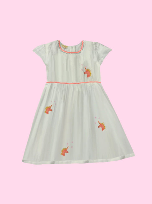 Unicorn Party Dress For Girls